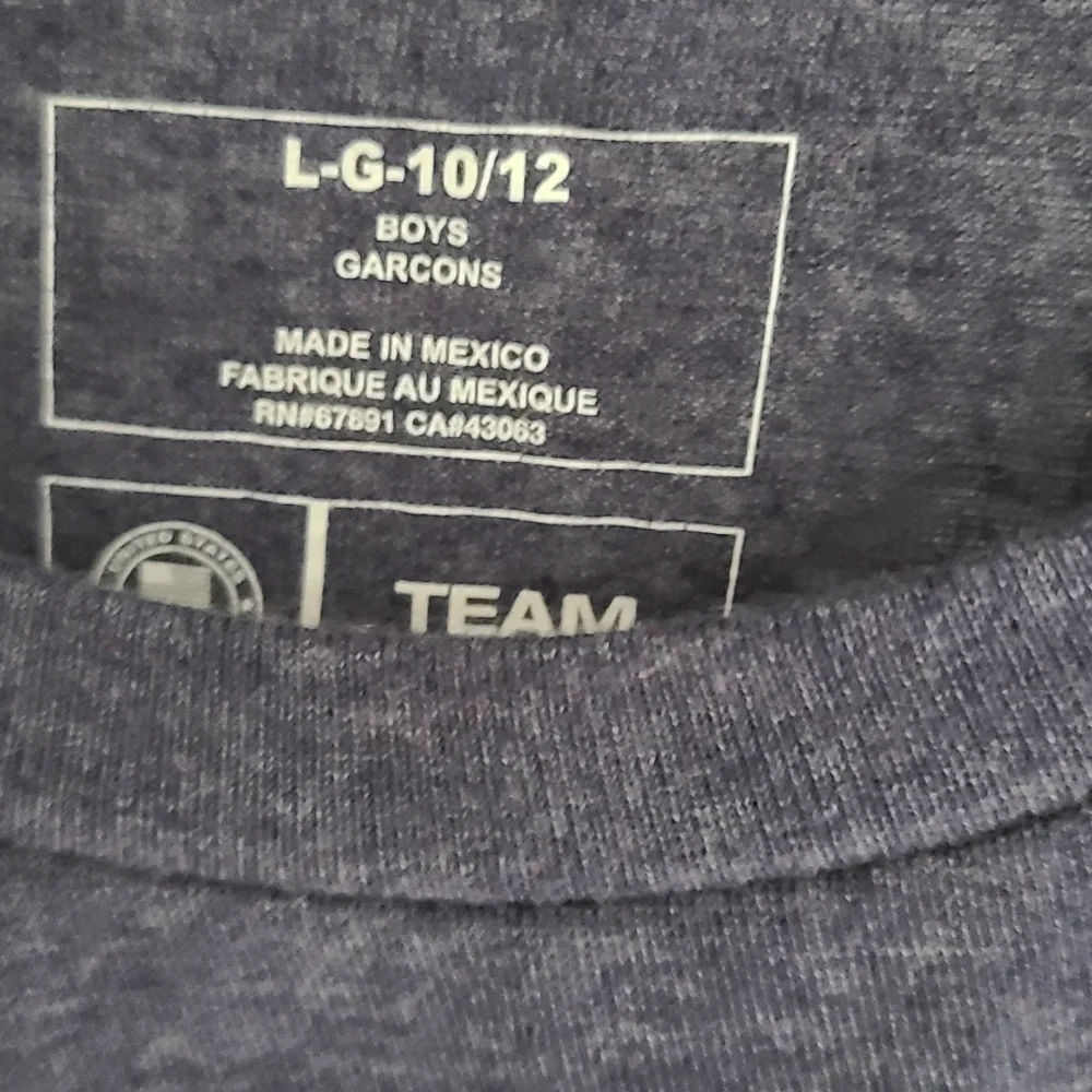 NWOT USA Olympic Boys Navy T-Shirt Short Sleeve Size Y 10-12 - Picture 4 of 4